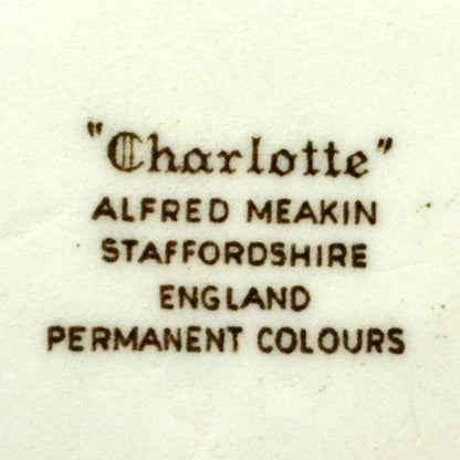 Alfred Meakin Charlotte china mark