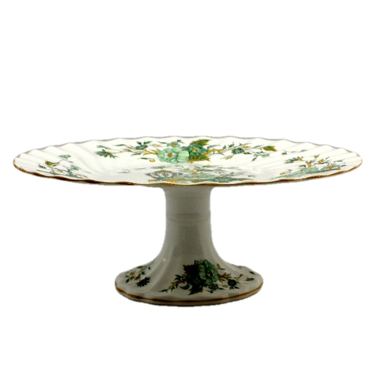 Crown Staffordshire Kowloon Porcelain China Cake Stand 10.5-inch