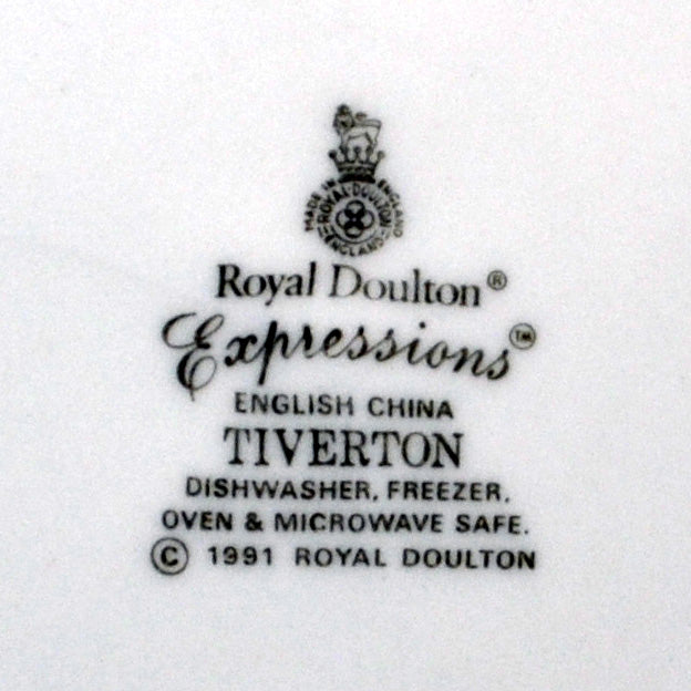 royal doulton tiverton expressions china mark
