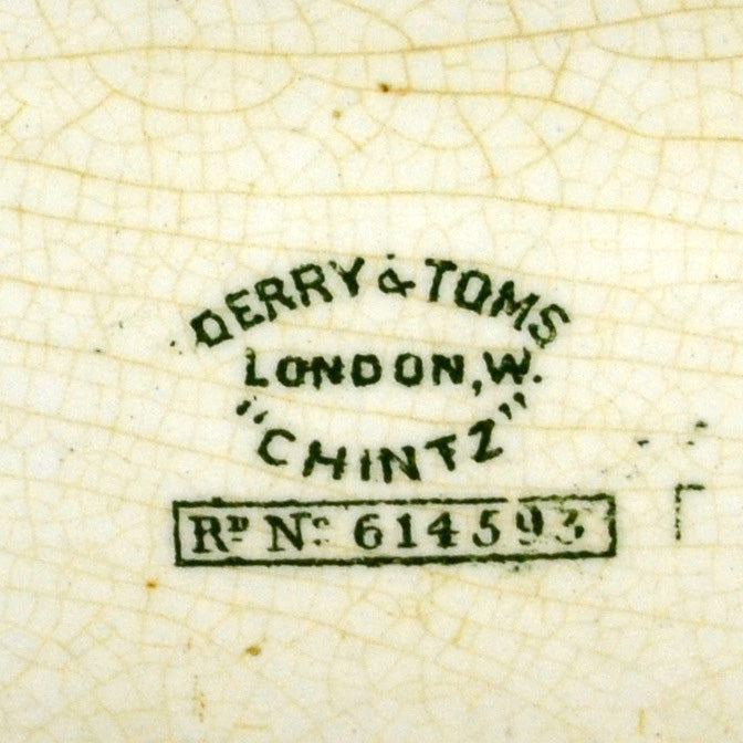 Derry and Toms Chintz China Marks 1914