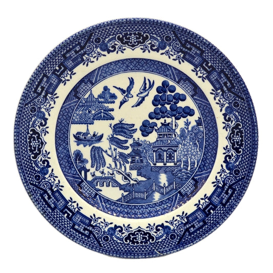 Churchill Blue Willow China Plate