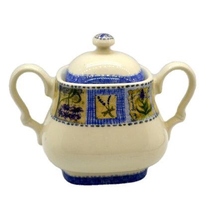 Churchill China Hydrangea Lidded Sugar Bowl