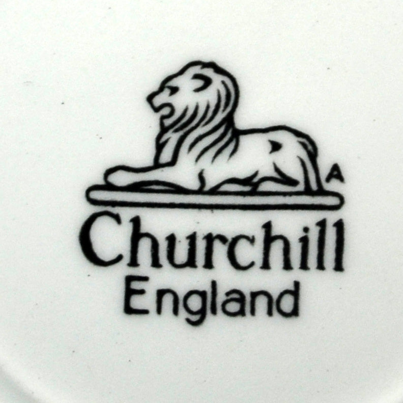 Churchill Blue Willow China mark