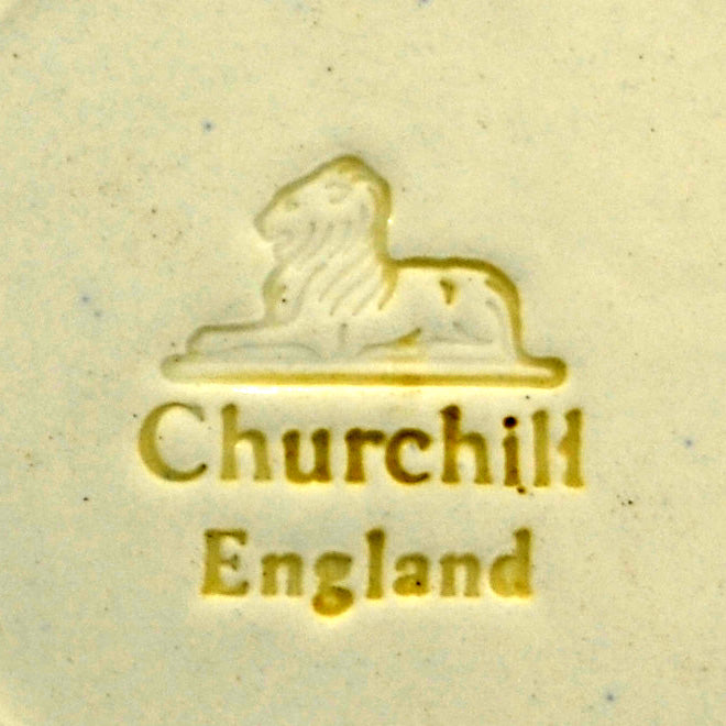 Churchill Blue Willow China stamp