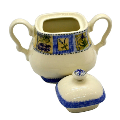 Churchill China Hydrangea Lidded Sugar Bowl