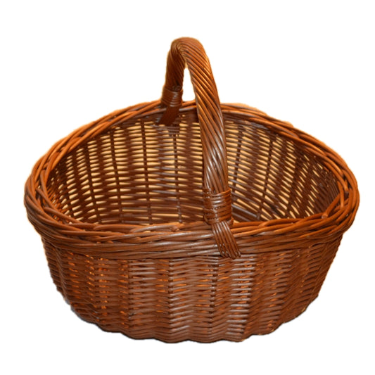 classic english wicker shopping basket