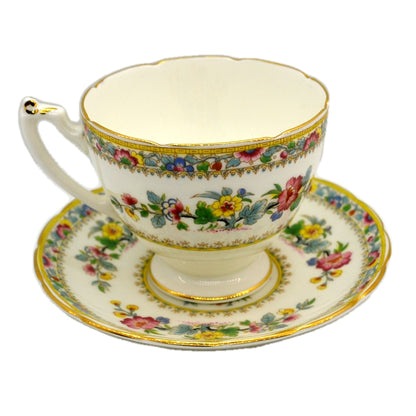 Coalport China Ming Rose Teacup and Saucer