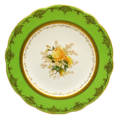 Set of 6 Coalport floral china caninet plates c1910