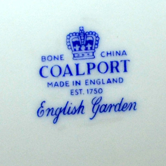 Coalport China English Garden Porcelain Dish