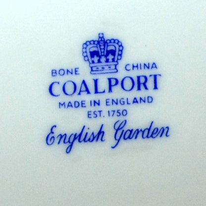 Coalport China English Garden Porcelain Dish