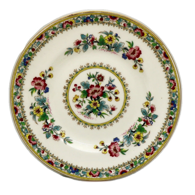 Coalport China Ming Rose Side Plate Plain Rim