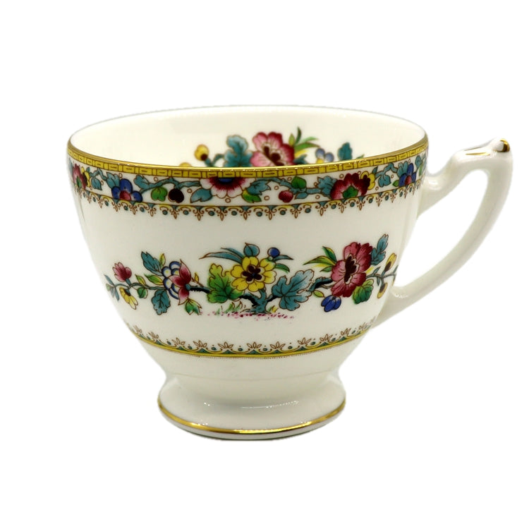 Coalport China Ming Rose Plain Rim Teacup