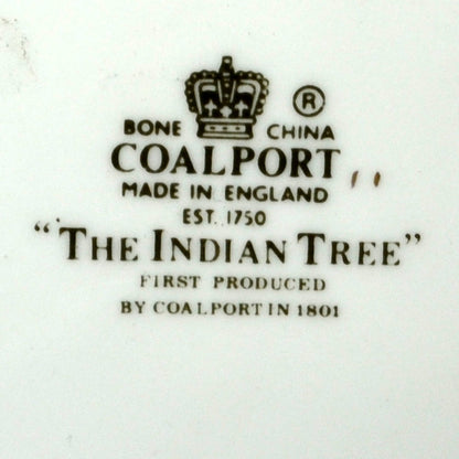 Vintage Coalport China The Indian Tree marks