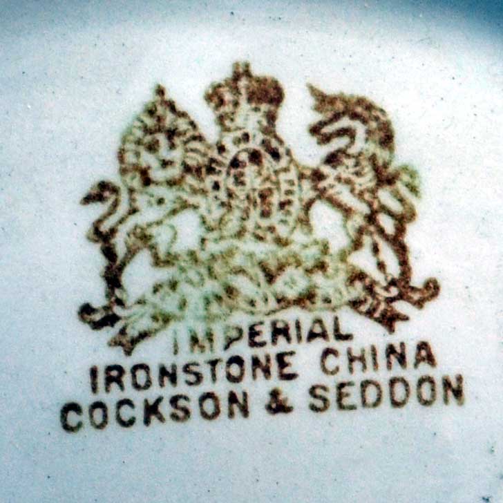 cockson and seddon china  mark