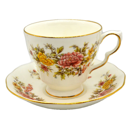 Colclough Amanda China Teacup and Scalloped Saucer