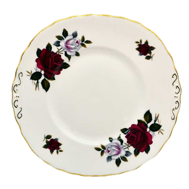 Colclough Amoretta Cake Plate Floral Rose China 7906 – Vintage ...