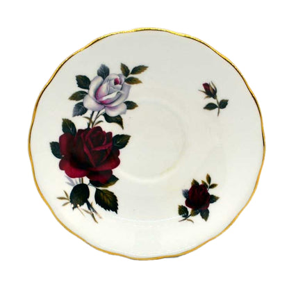 colclough amoretta bone china tea saucer