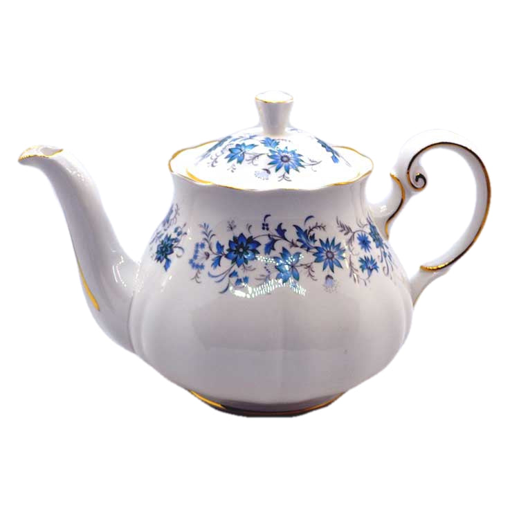 Colclough Braganza bone china teapot 2 pint round design