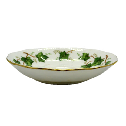 Deep Breakfast saucer colcooygh bone china ivy leaf