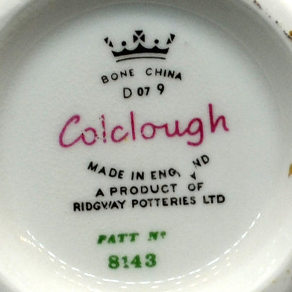 Colclough China Ivy china marks 1955-1964