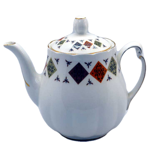 colclough crispin 8198 pattern teapot