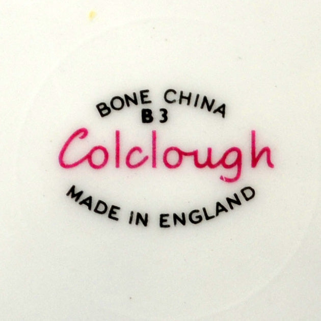Colclough vintage china thistle square side plate 7608