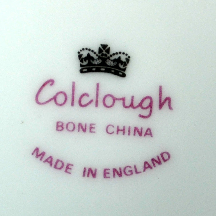 Rare Colclough Pure White Bone China Teapot 2 pint upright Mint Condition