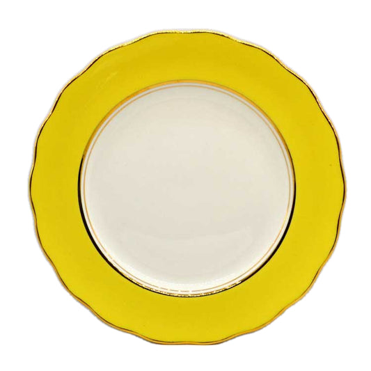colclough harlequin ballet yellow plates