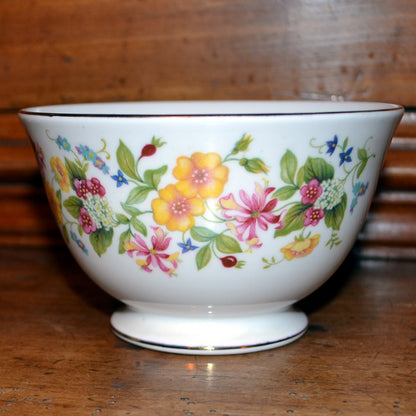 Colclough Hedgerow bone china sugar bowl