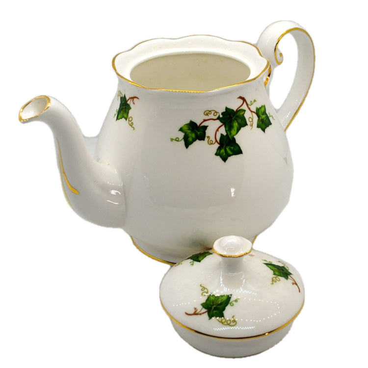Colclough ivy leaf bone china teapot