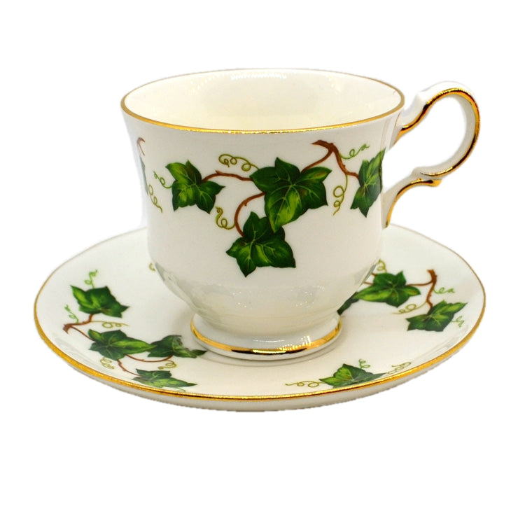 Colclough China Ivy Leaf Tea Cup and Saucer Montrose 1955-1964