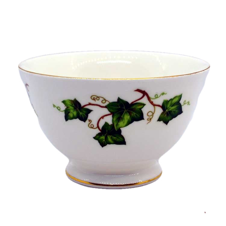 Colclough Ivy Leaf china sugar bowl