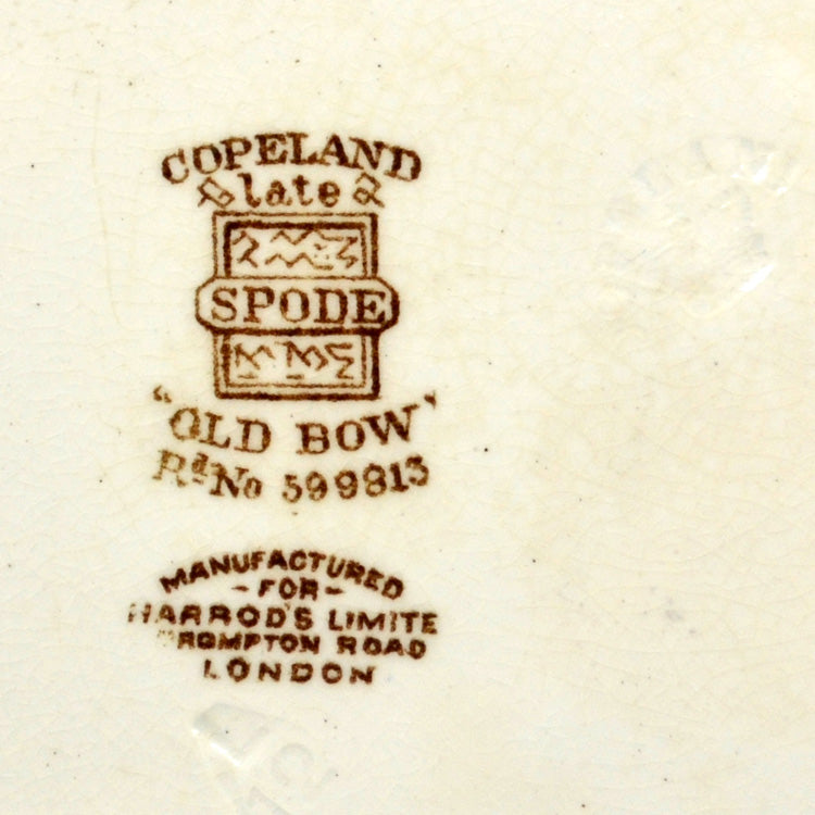 Copeland Spode Old Bow marks
