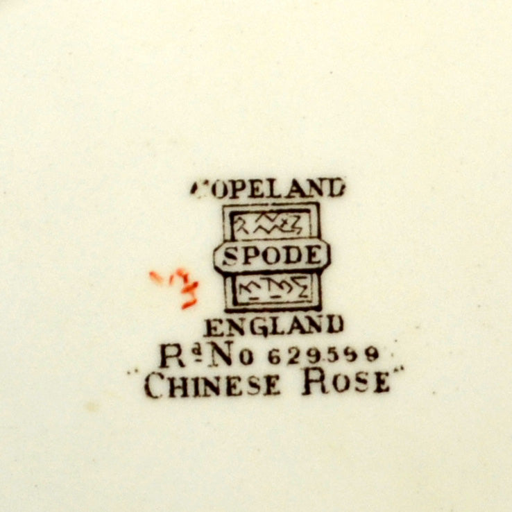 Copeland Spode Chinese Rose 9-inch Dessert plate 1932