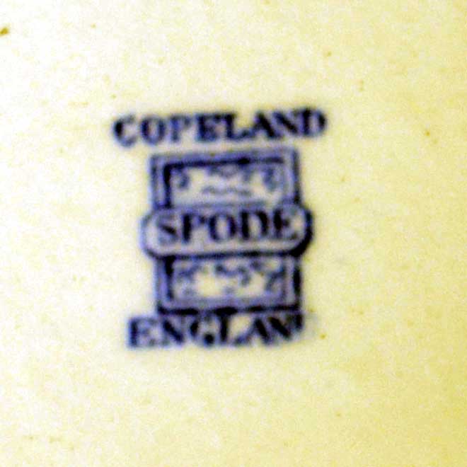 1928 copeland spode china marks