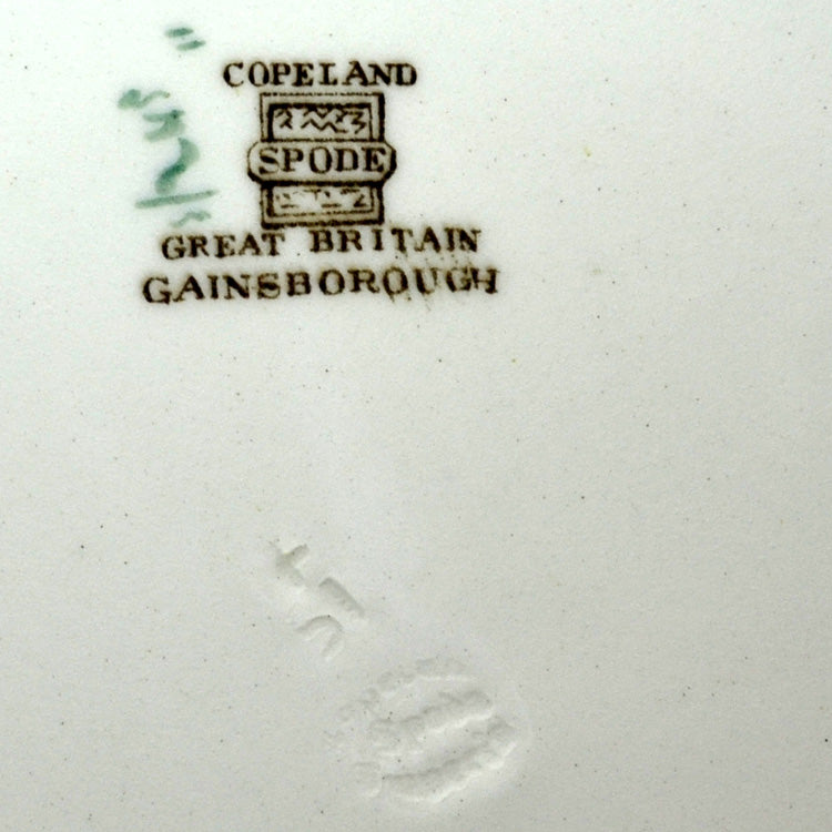 Copeland Spode china Gainsborough Dinner Plate Feb 1951