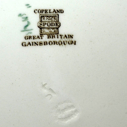 Copeland Spode china Gainsborough Dinner Plate Feb 1951