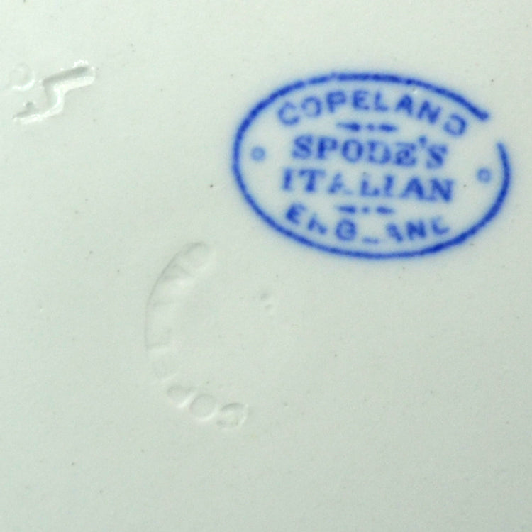 Copeland Spode's italian factory stamp