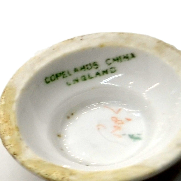 Antique Copelands Porcelain China Heart Teacup and Saucer
