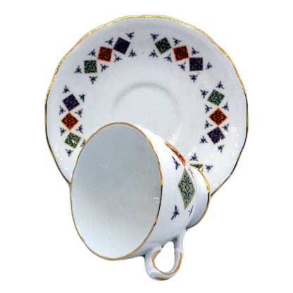 Colclough Crispin Teacup & Saucer