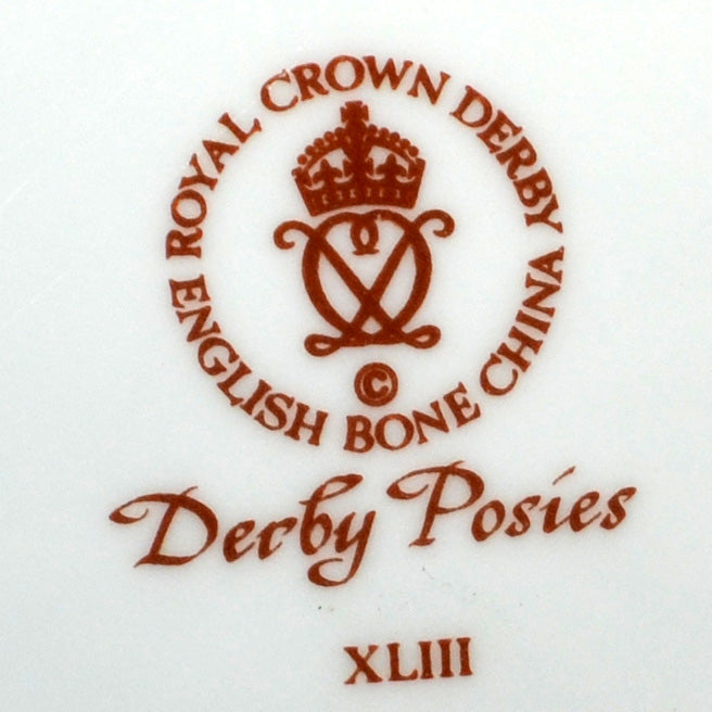 Royal Crown Derby China Posies mark 1990