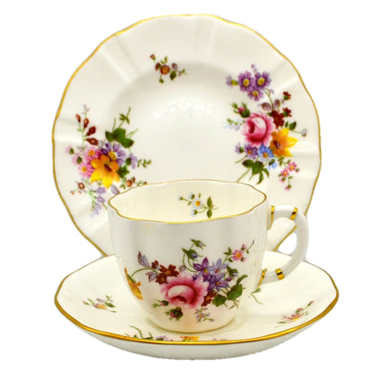 Royal Crown Derby Posies China Teacup Trios