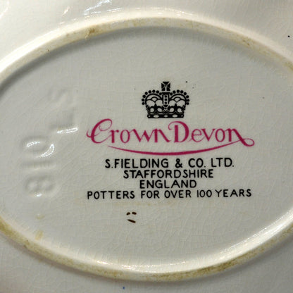 S Fielding & Co China Crown Devon Fruit Plates