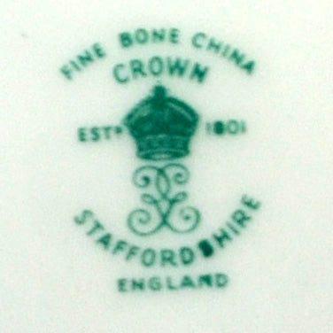 Crown Staffordshire China stamp