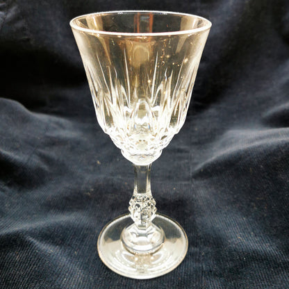 Set of 4 Lead Crystal Small Wine Glasses