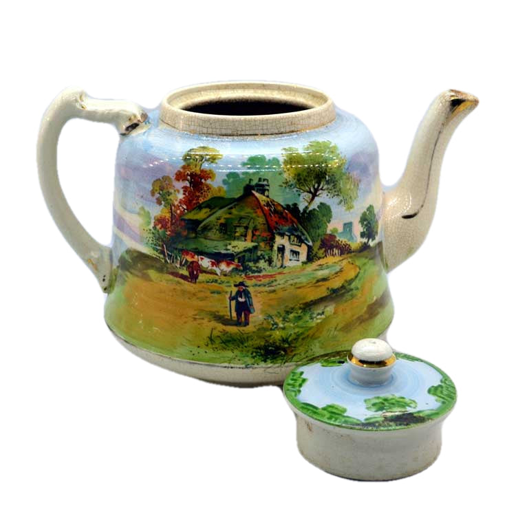 d chapman antique large teapot