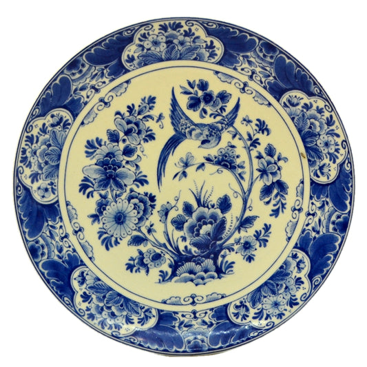 Delftsblauw Handwerk Blue And White China Wall Plate