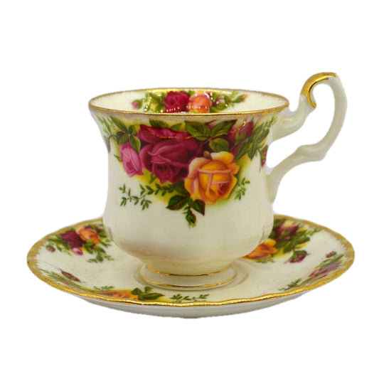 demi tasse small teacup royal albert old conutry roses