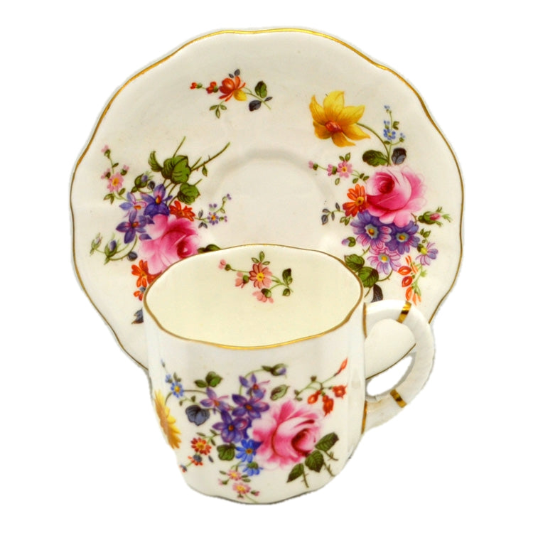 Royal Crown Derby Posies Demitasse Coffee Cup and saucer