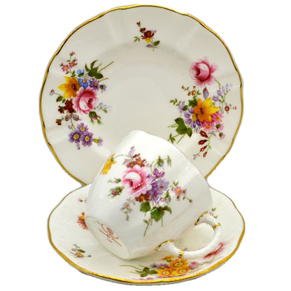 Royal Crown Derby Posies Teacup Trios